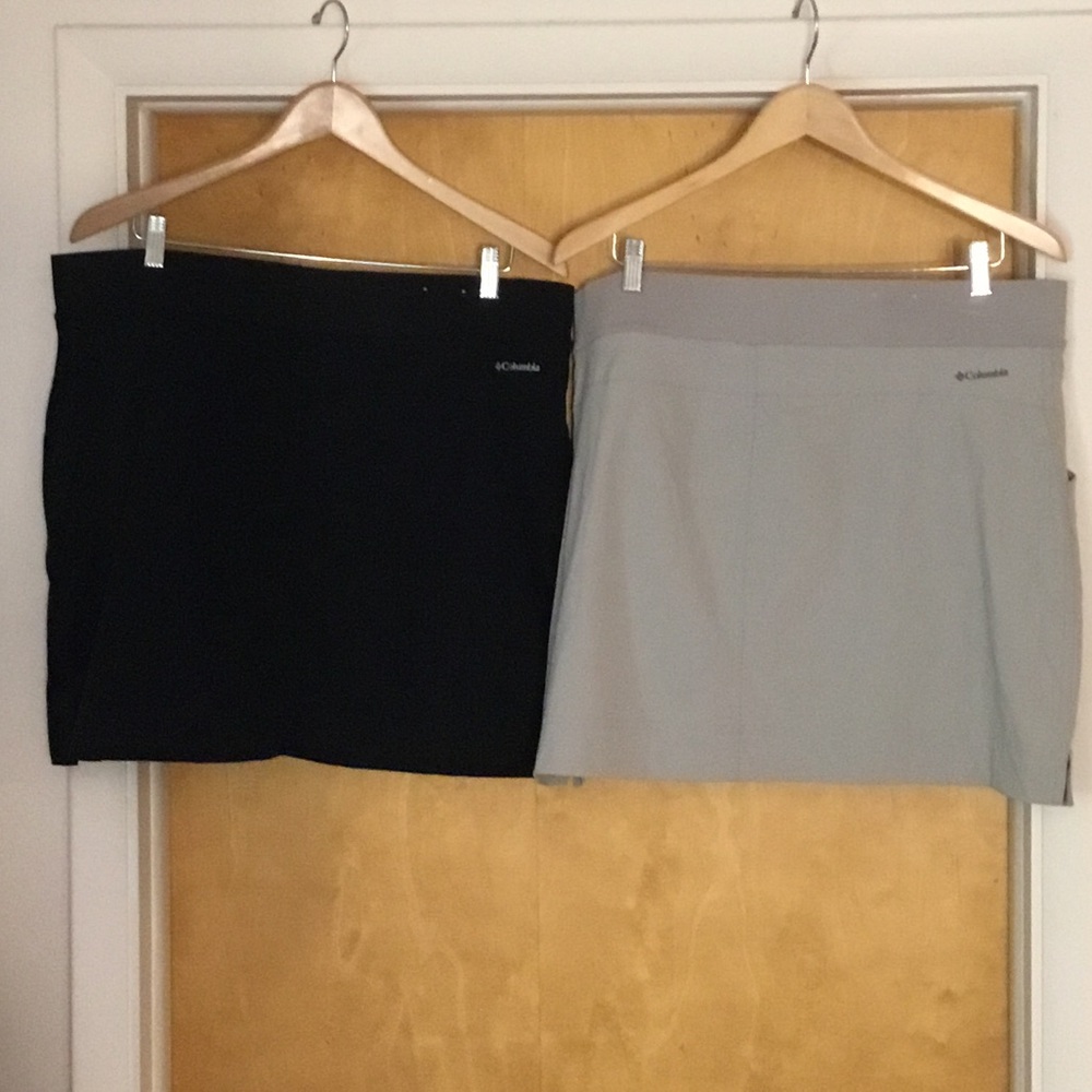 Two Columbia Skorts - Black and Light Gray - Picture 3 of 8